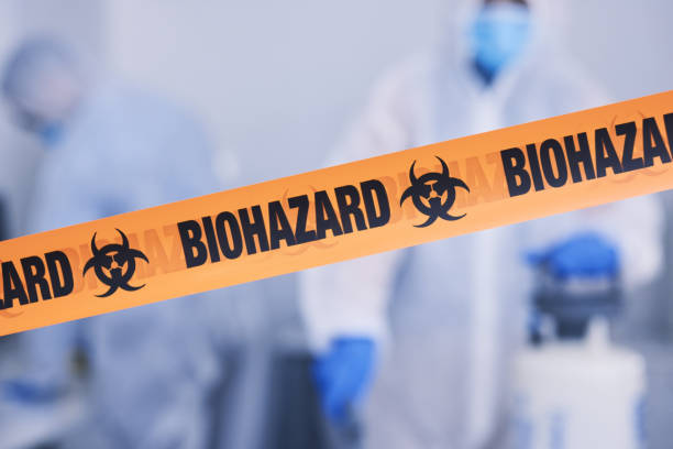Professional Biohazard technician working in Burlington, NC